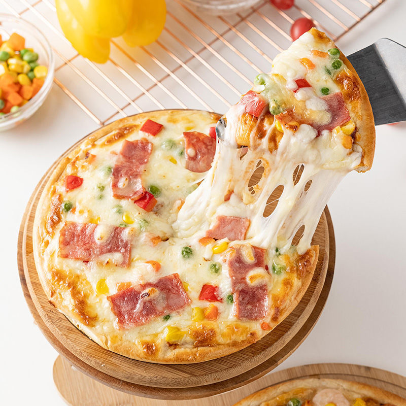 蕴召披萨底饼半成品披萨饼胚pizz比萨皮原材料烘焙饼皮饼 披萨饼胚6