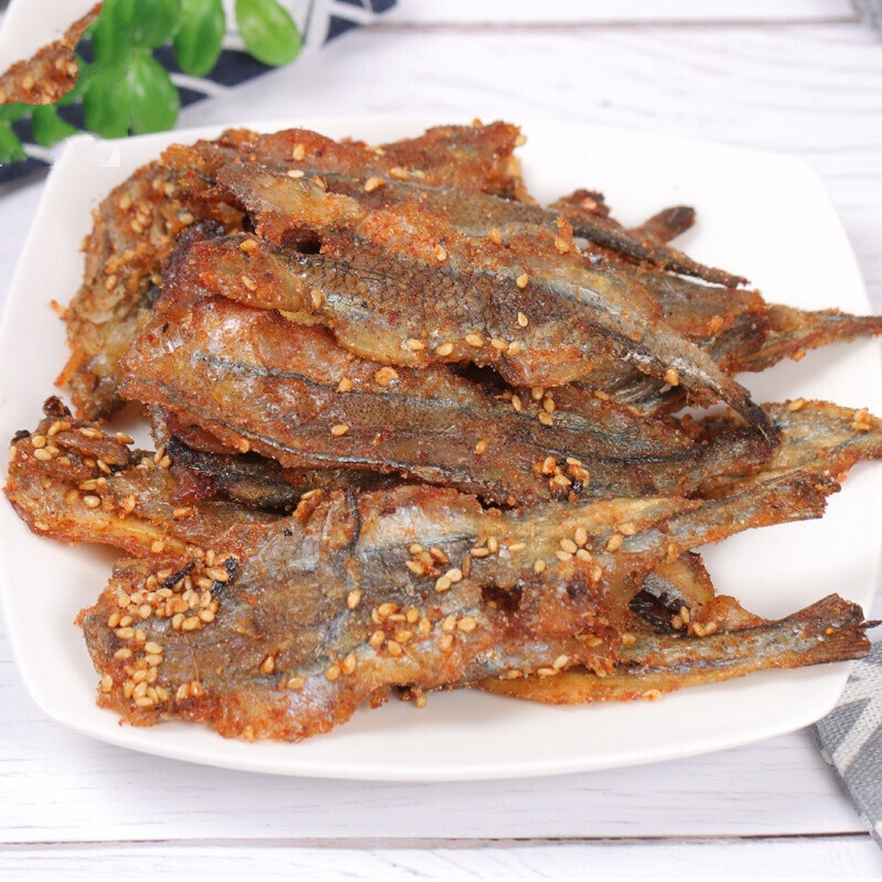 虎钢馋特产烧烤马步鱼干山东特产即食鱼零食海味小吃烤鱼片香辣鱼片
