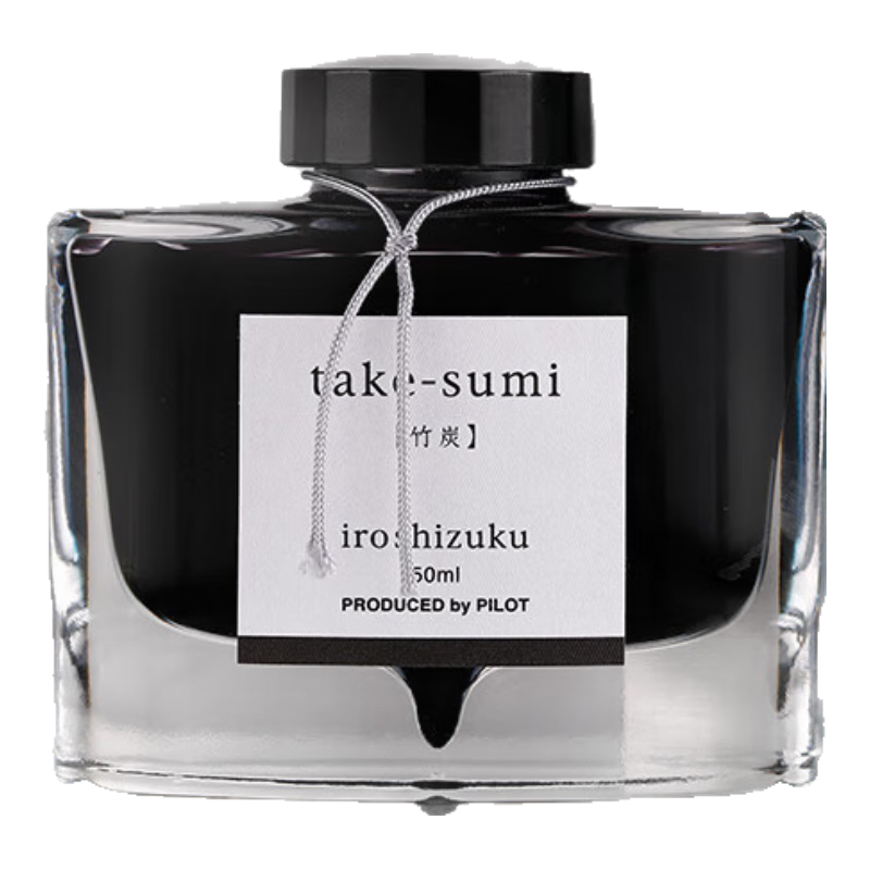 ����(PILOT) ��ɫīˮɫ���~��Ȼɫ��̼�ظֱʲ�īINK-50-TAK  50ml��̿