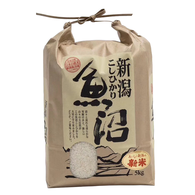 鱼沼现货日本新泻大米鱼沼大米越光米寿司米淡香型新米 新泻鱼沼大米