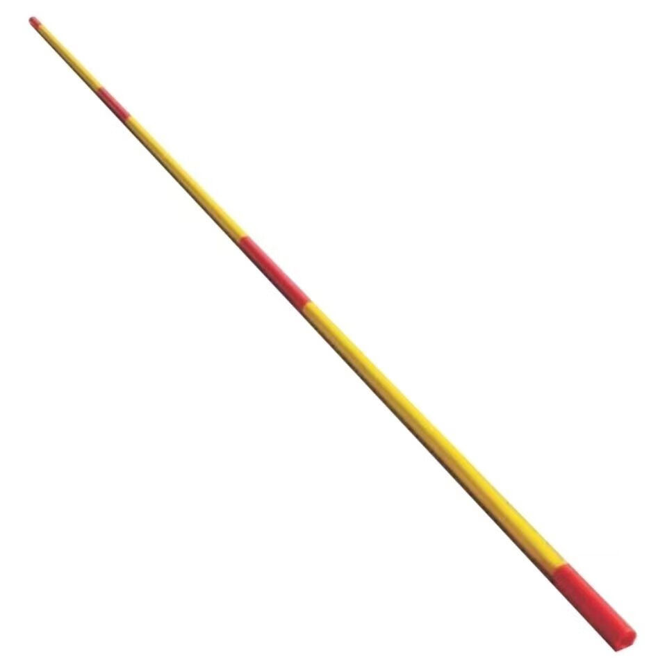 诗迦努跳高杆跳高架专用跳高训练比赛碳素纤维玻璃钢加厚款黄色跳高