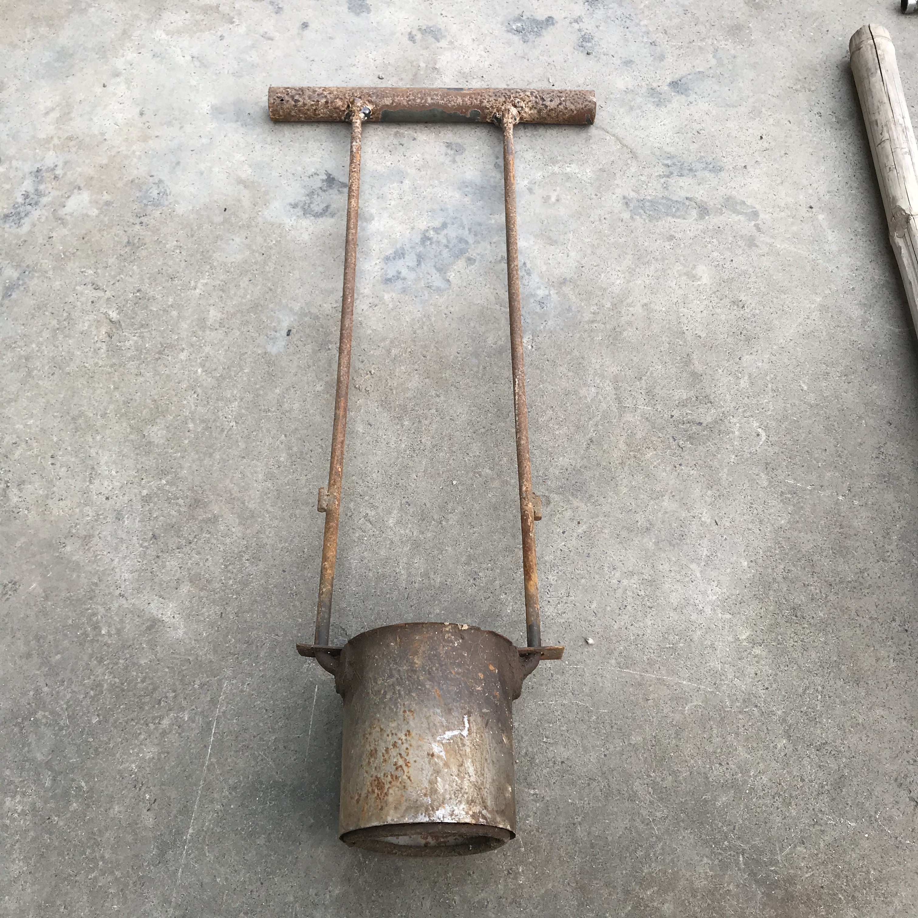 民俗老物件手动拔棉花柴种棉花工具老旧农村老农具怀旧道具摆件 1 71