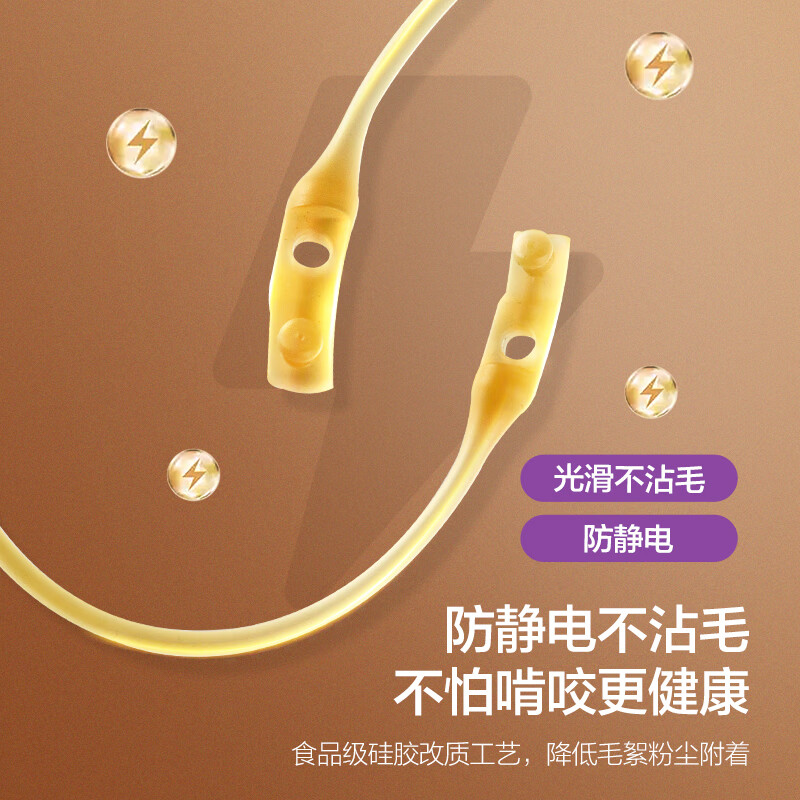 新安怡飞利浦新安怡 安抚奶嘴防掉链防丢链硅胶婴儿磨牙棒防丢绳 L  0-6个月 1支装