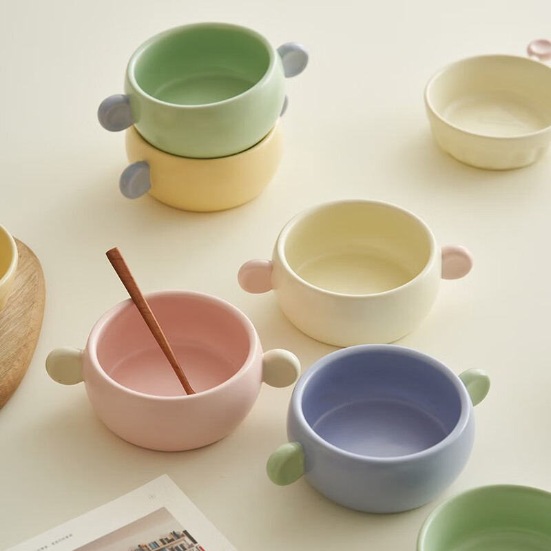 5英寸-粉色-双耳 尺寸请看第二张图片