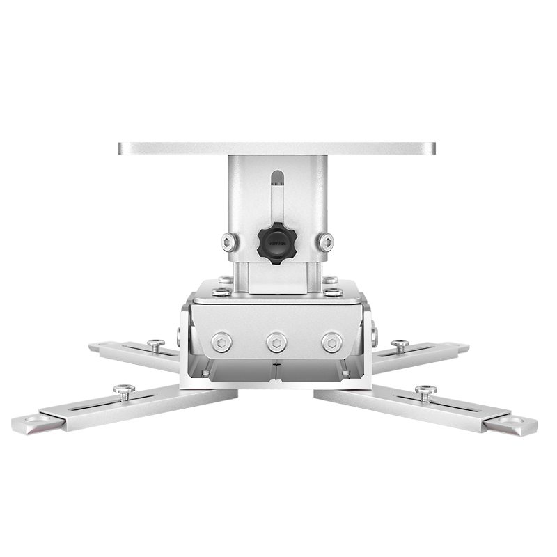 纳米亚 高端通用投影仪吊架投影机支架 爱普生明基索尼优派等投影吊装壁挂架子吊顶挂架墙壁托架伸缩吊杆 吊顶（伸缩长度11-13cm）新月银