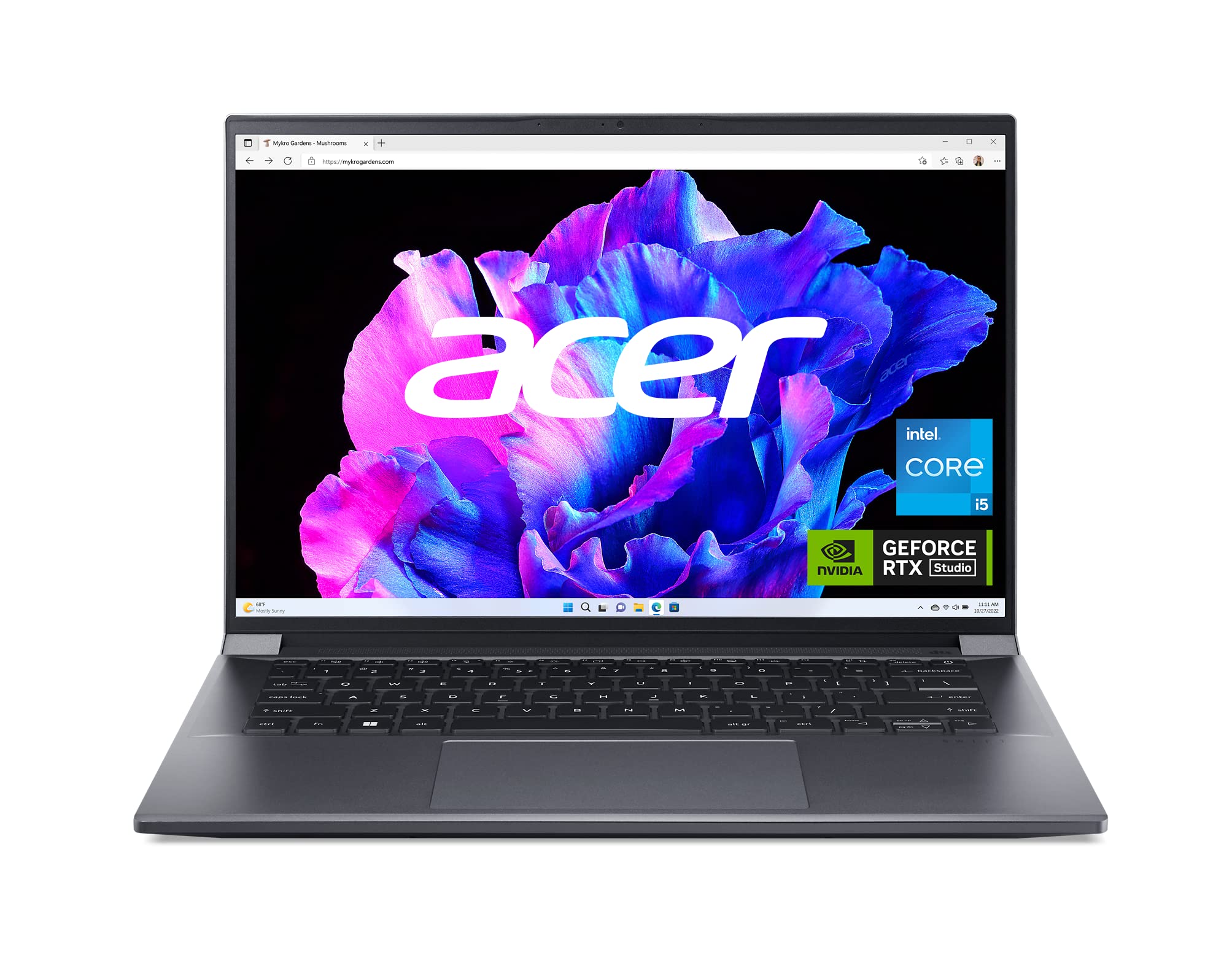 acer 宏碁 标准笔记本电脑 SFX14-71G-5911 14.5英寸 i5 16GB 512GB 灰色
