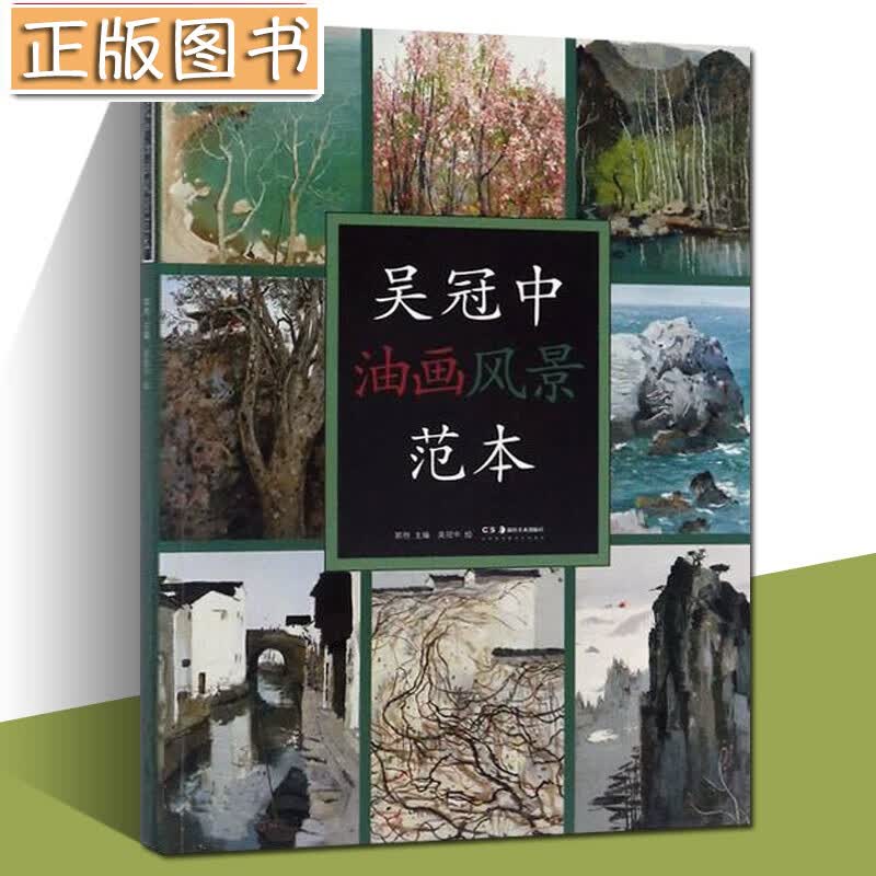 【正版现货】吴冠中油画风景范本 吴冠中 著 名家现代绘画临摹技法教程书籍 湖南美术出版社