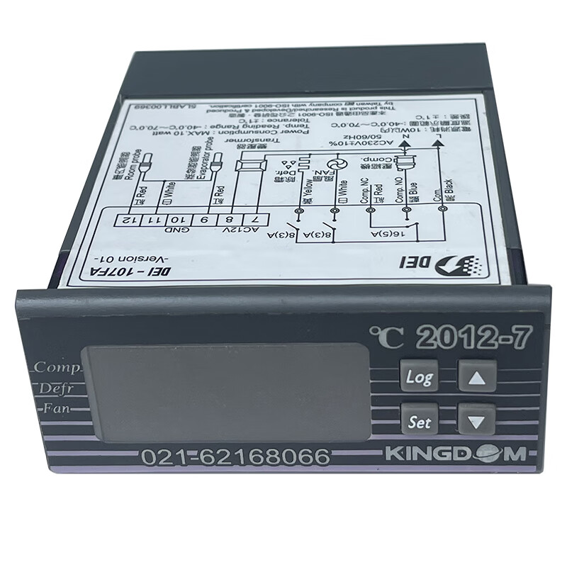 dei-107fa温控器金城制冷tayao得意温控表金城冷柜海鲜池dei-104f 1.