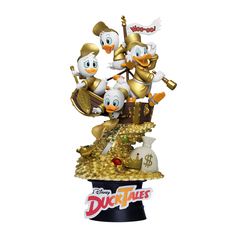 野兽王国 迪士尼 唐老鸭俱乐部 黄金版周边手办场景摆件礼物  唐老鸭