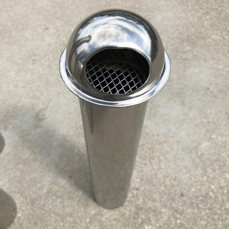 铭汇通燃气热水器排烟管防风罩家用室外排气管防风防雨管子帽不锈钢