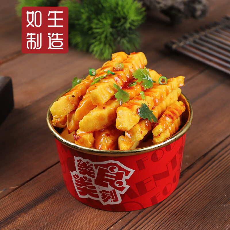 兴屹仿真琅琊土豆锅巴土豆模型铁板豆腐臭豆腐模具小吃假波浪薯条土豆