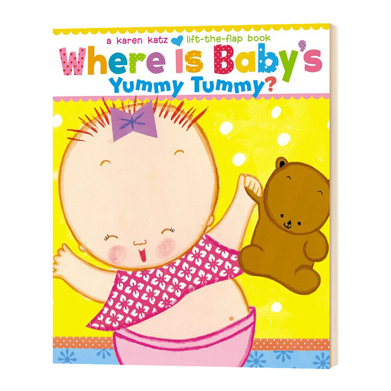 宝宝的肚子在哪里 英文原版 where is baby"s yummy tummy 卡伦卡茨