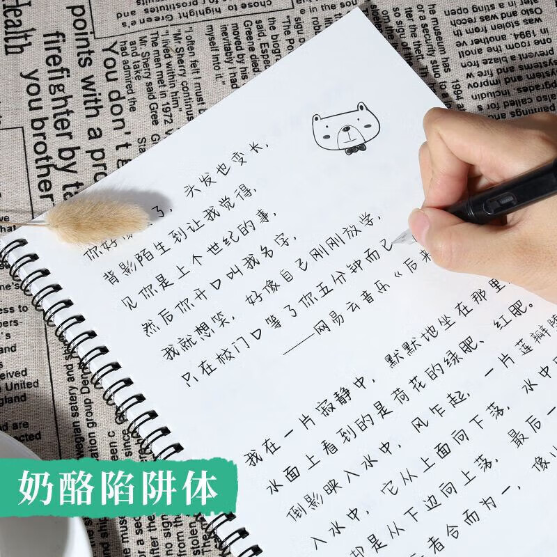 【奶酪陷阱字帖】无临摹纸