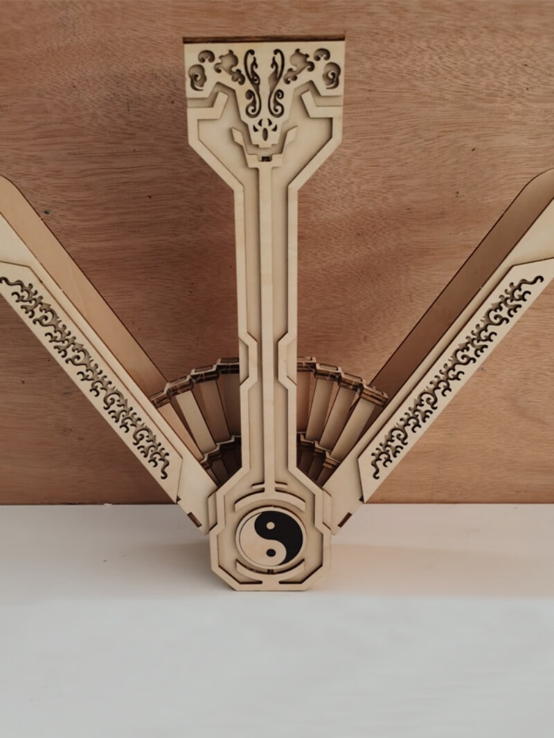 贺杨喻剑匣28公分迷你版木质抖音小王咸不住同款 黄色单剑匣无剑版