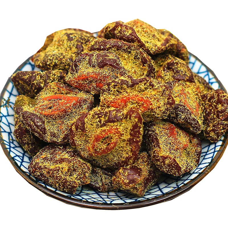 虎钢馋德清特产 蜜饯甘草半李500g 有核话李零食 香草李子甘甜怀旧