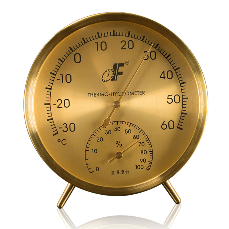 计 室内干湿温度计 高精度湿度计 台式挂式 大棚温湿度表  th128精钢