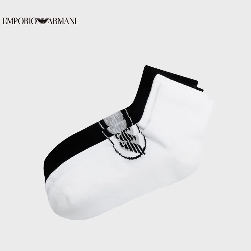 阿玛尼EMPORIO ARMANI EAU男士两双装鹰标袜子七夕礼物使用感如何?