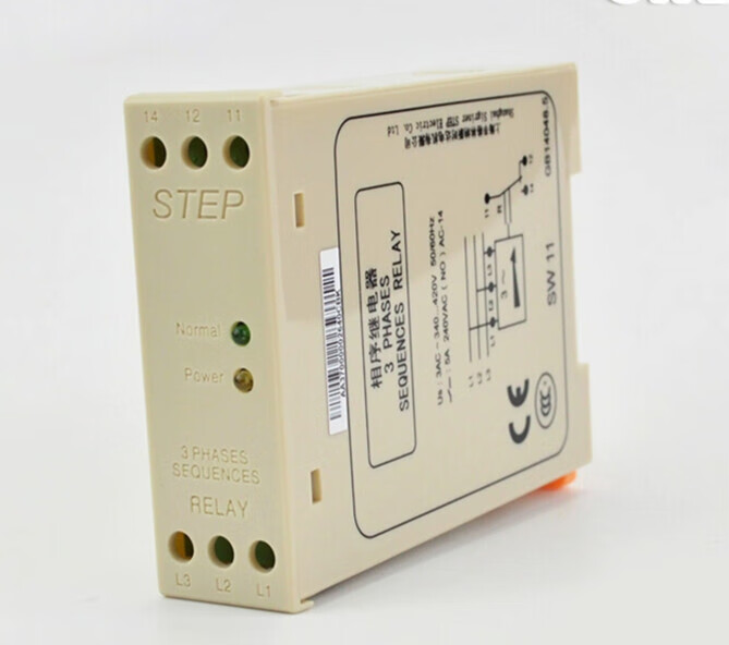 适用step 相序继电器 sw11欠相/断相/缺相保护器 电梯配件 原厂