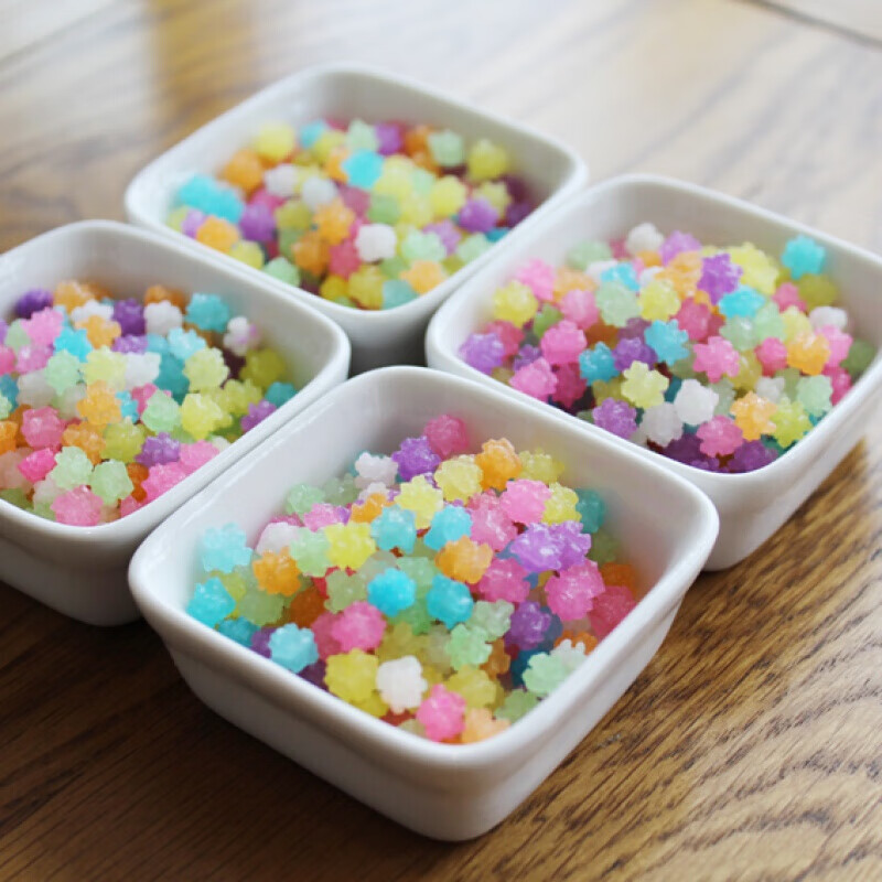 五彩星星糖 金平糖漂流瓶许愿糖流星糖创意糖果零食300g 100*1