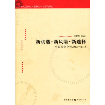 新机遇·新风险·新选择【正版图书】