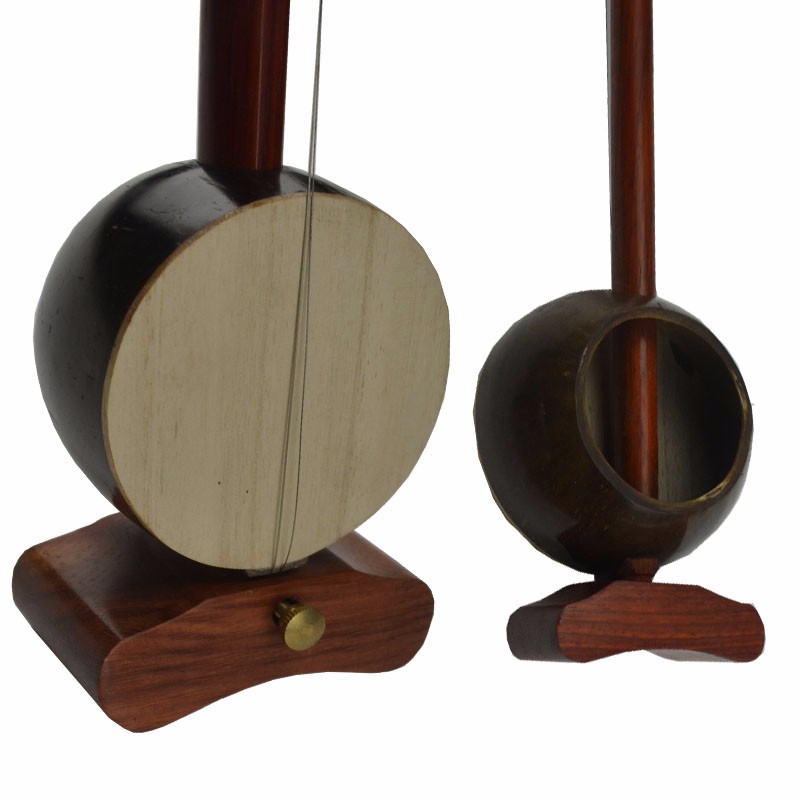 琴兹(qin ci)板胡乐器红花梨木板胡高音中音秦腔 中音麻花轴