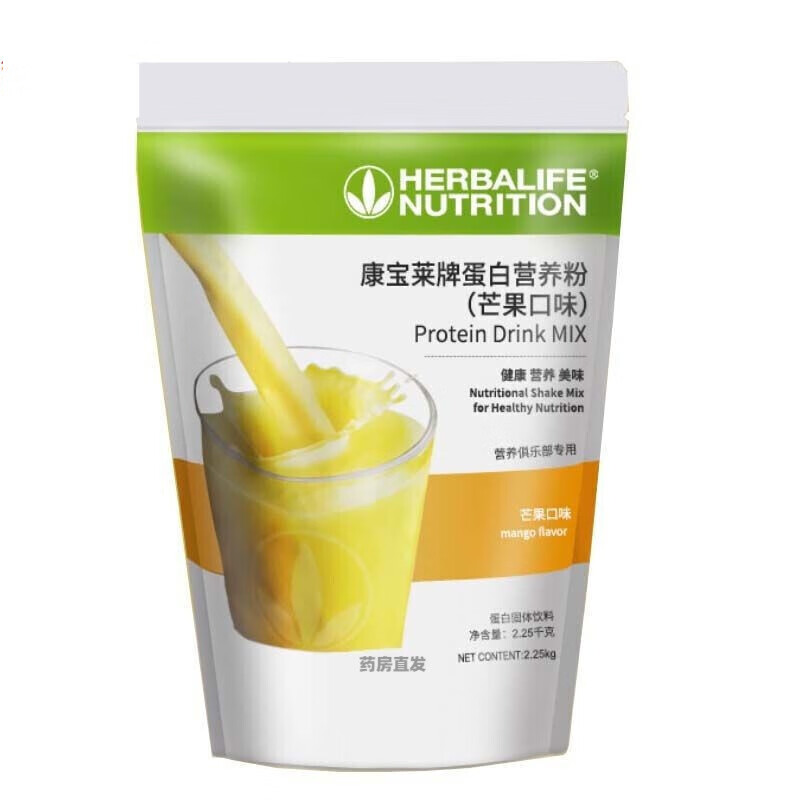 国产康宝莱牌蛋白营养粉奶昔 袋装 2.25kg/1袋 芒果味
