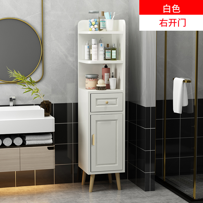 【闪电发货】卫生间边柜角柜  浴室置物架卫生间马桶边柜落地夹缝侧柜