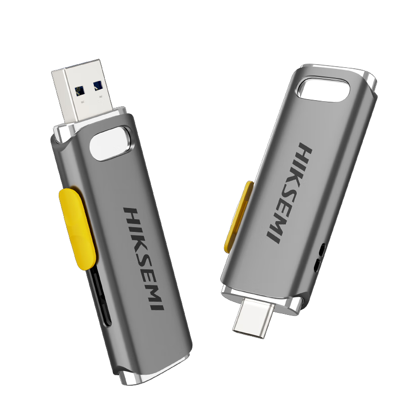 HIKVISION 海康威视 HS-USB-R36C USB 3.2 固态U盘 深灰色 256GB Type-C/USB-A双口