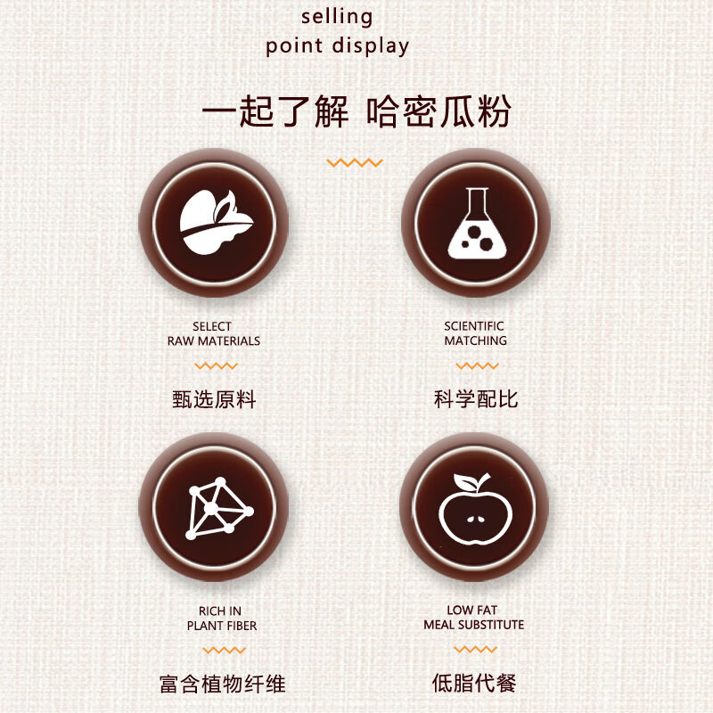 隽颜堂哈密瓜粉水果蔬粉烘焙蛋糕面点速溶固体浓缩果汁奶茶店调色专用