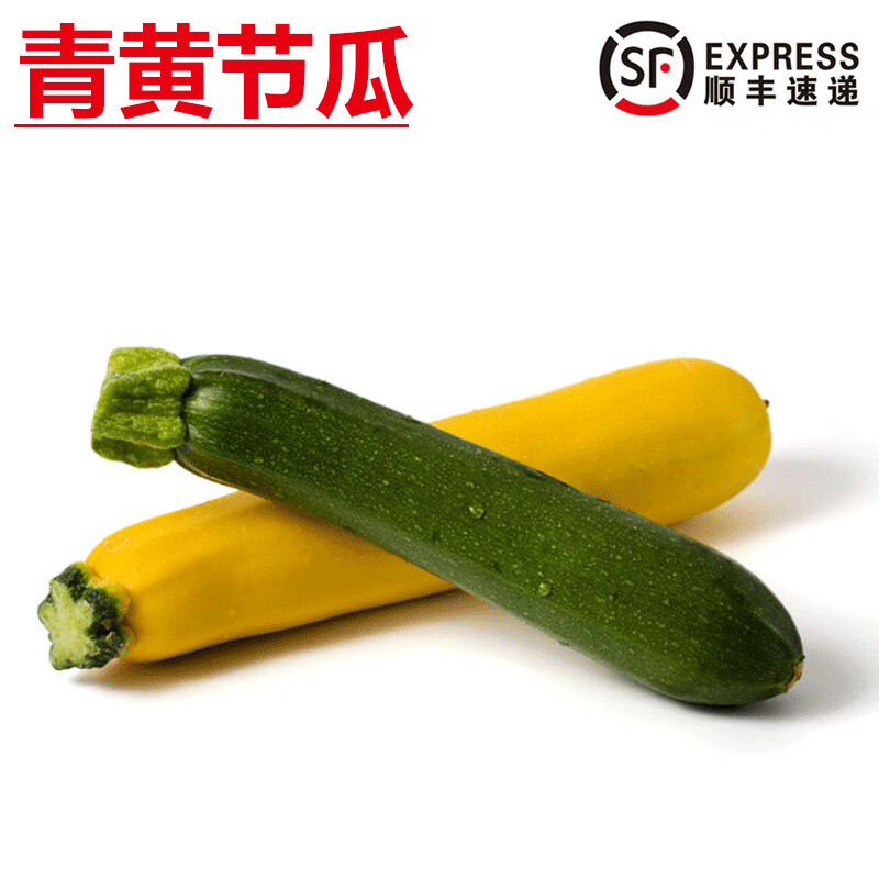 旷古农业【顺丰】新鲜青黄西葫芦 青节瓜 黄节瓜 西餐蔬菜 500g