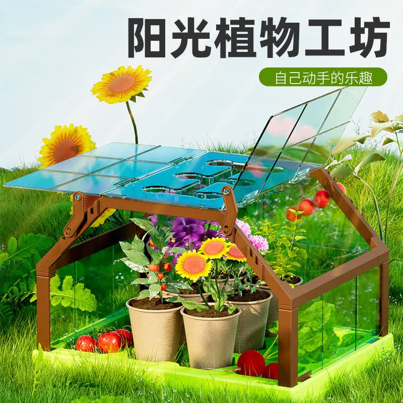 TaTanice阳光种植房玩具儿童迷你种菜盆栽花房套装diy生物观察盒生日礼物怎么看?