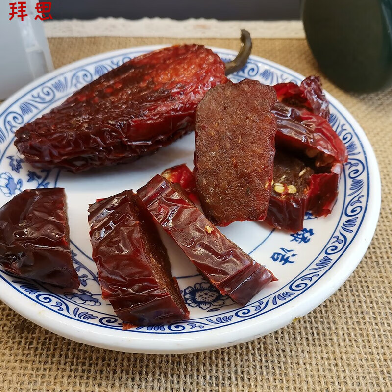 白创唯辣椒粿江西上饶特产南瓜干零食特微辣农家小吃小菜干辣椒脯辣椒