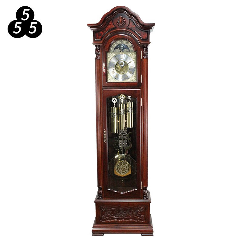 三五牌座钟摆钟红木德国机芯十二音机械落地钟表机械钟美式欧式中式