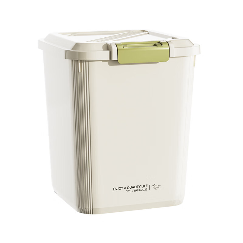 稻草熊米桶大容量大米密封储粮桶直翻盖家用防虫防潮加厚面粉面桶米缸桶 【10斤】配量杯/密封防潮