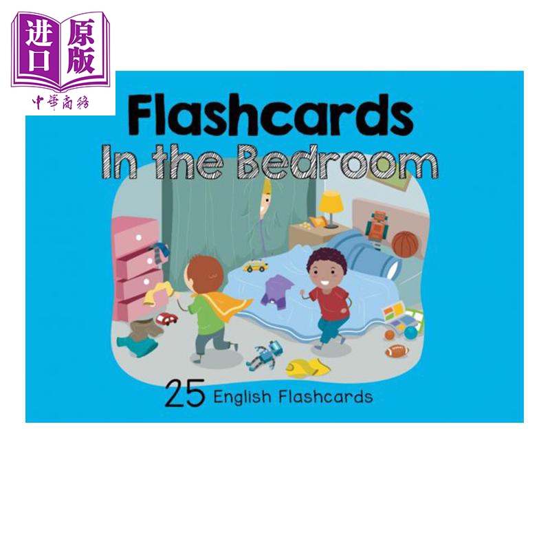 新加坡幼小衔接英语学习卡片cpd flashcards:bedroom 在卧室里 英文