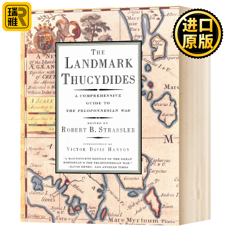 英文原版修昔底德 伯罗奔尼撒战争史Landmark Thucydides Comprehensive Guide to the Peloponnesian War Robert B 进口原版书籍