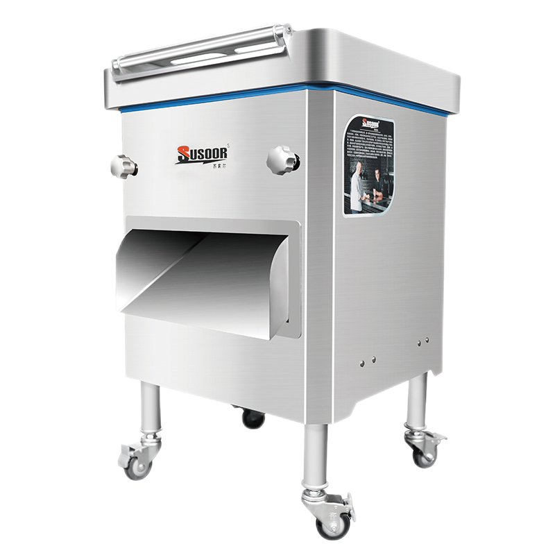 睿核大型商用电动切肉机切片机切丝机进口刀片大功率加工厂超市用出口