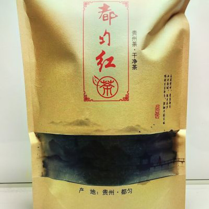 贵州都匀毛尖茶特制红茶,茶质干