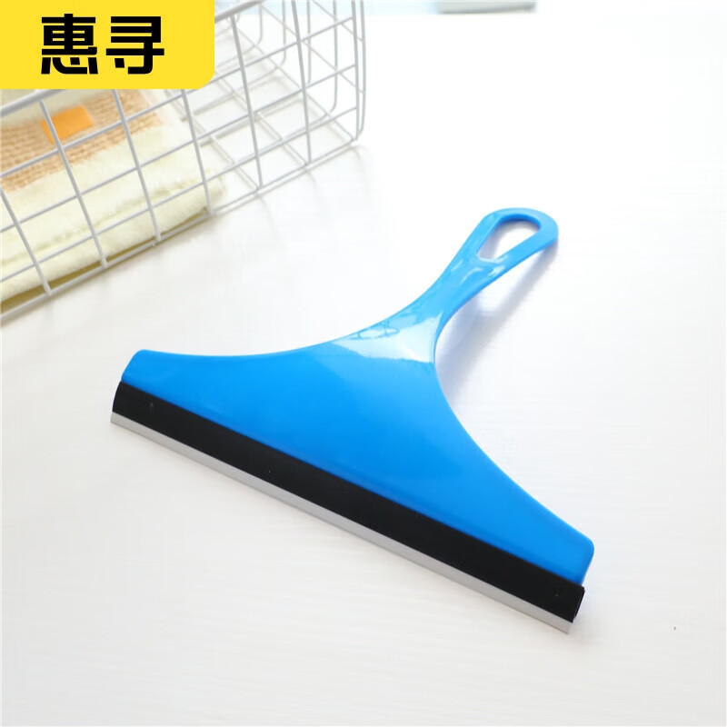 惠寻软胶玻璃刮水器玻璃刮子汽车浴室地板瓷砖窗户清洁工具刷刮水板 颜色随机【1只装】