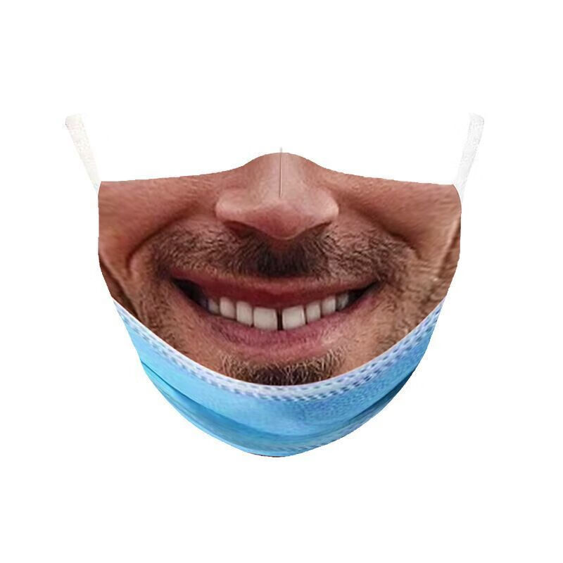搞笑口罩男 抖音网红仿真人脸沙雕丑脸搞怪奇葩3d口罩搞笑表情潮 g17