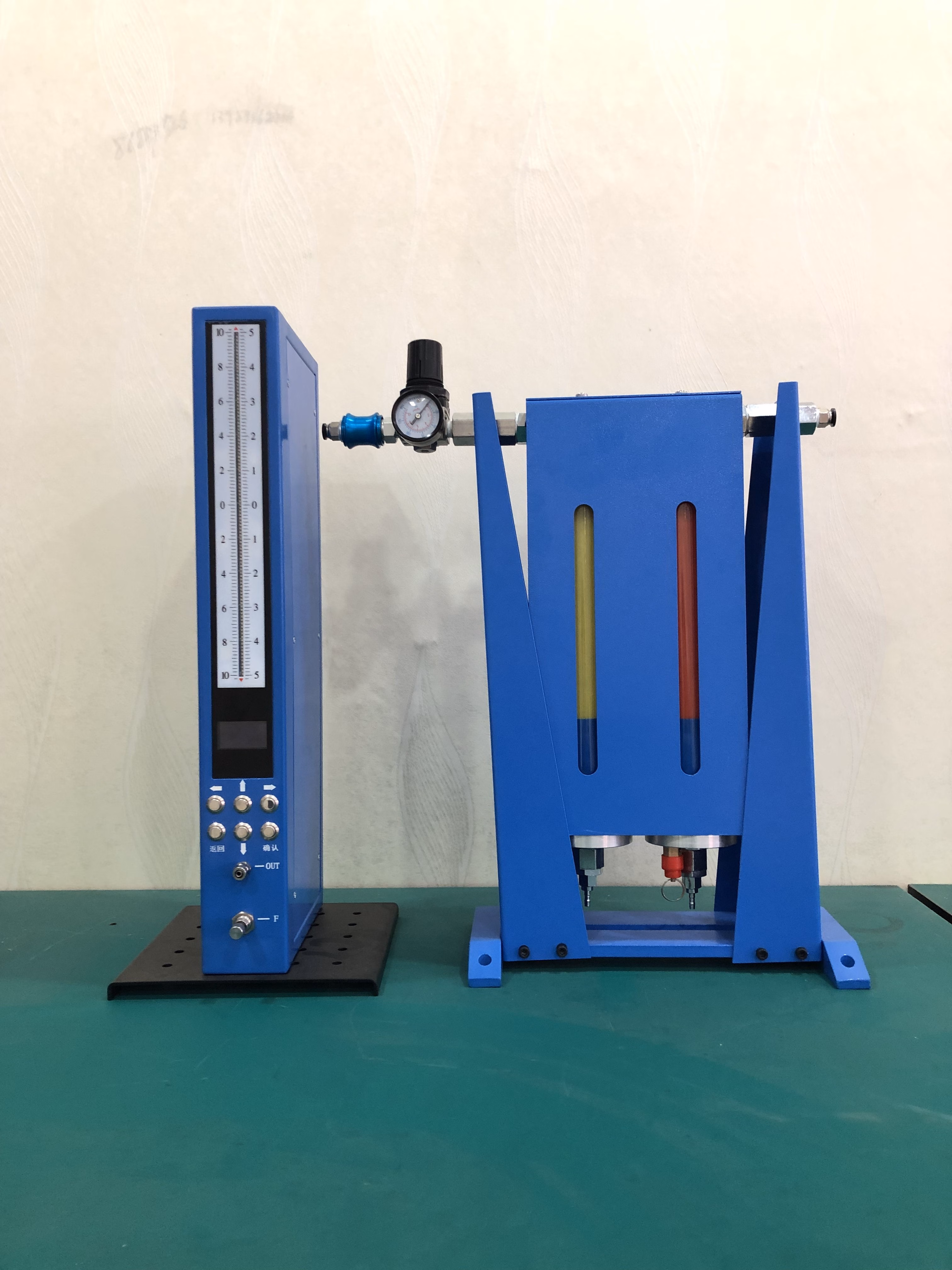 献瑜aec电子数显气动量仪 气电量仪外径内径测量仪 单柱孔径侧头定制