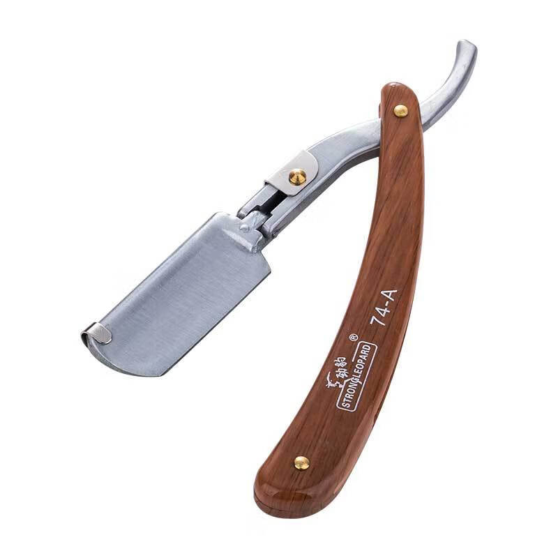 喜普老式修面刀男士专用防刮伤刮面刀手动剃须刀刮光头神器 黄色仿