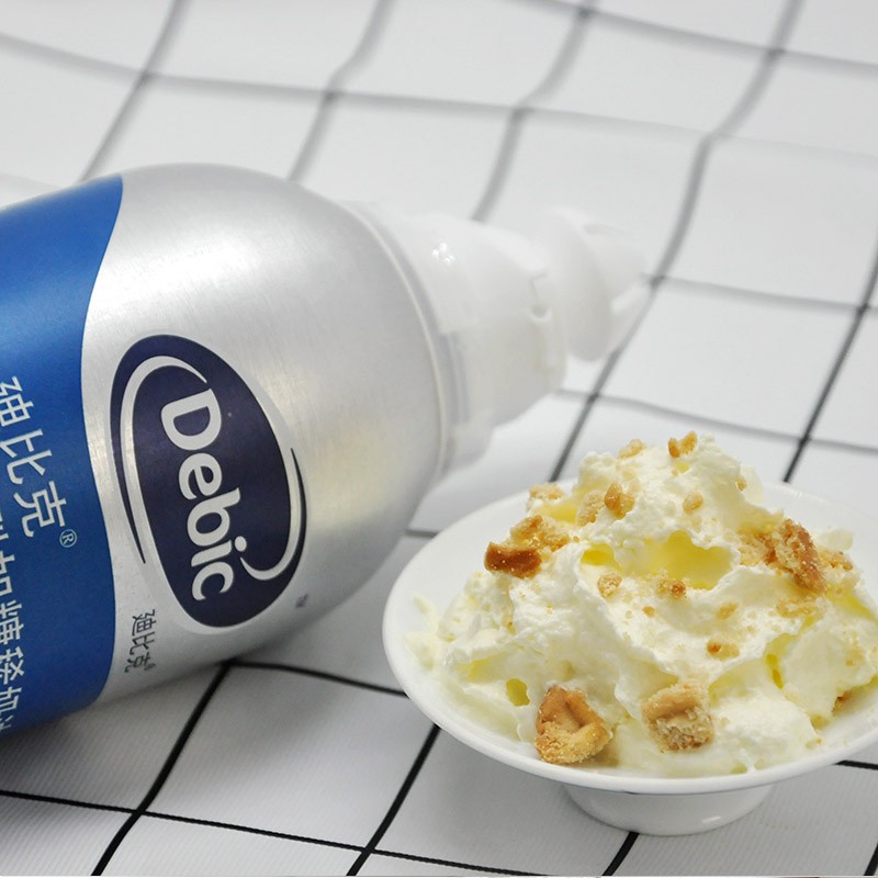 迪比克喷射奶油700ml罐装 即食进口动物稀奶油免打发烘焙蛋糕家用