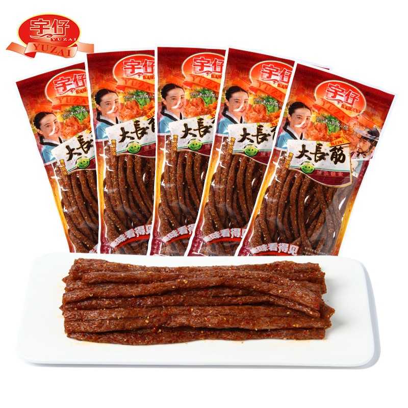 宇仔 大长今辣条172g 网红休闲零食 烤面筋麻辣批发8090后儿时怀旧