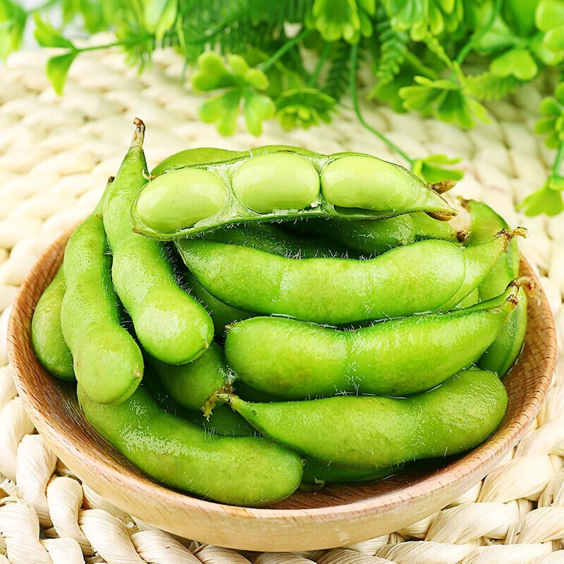 青尊园新鲜带壳毛豆农家新鲜大青毛豆角带壳青豆绿毛豆荚大毛豆蔬菜 5