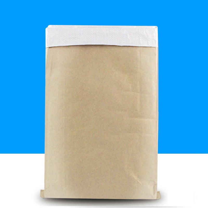 优大叔【十个装】牛皮纸复合编织袋大号 防潮加厚化工水泥袋工业大袋子 牛皮纸 纸袋55*90