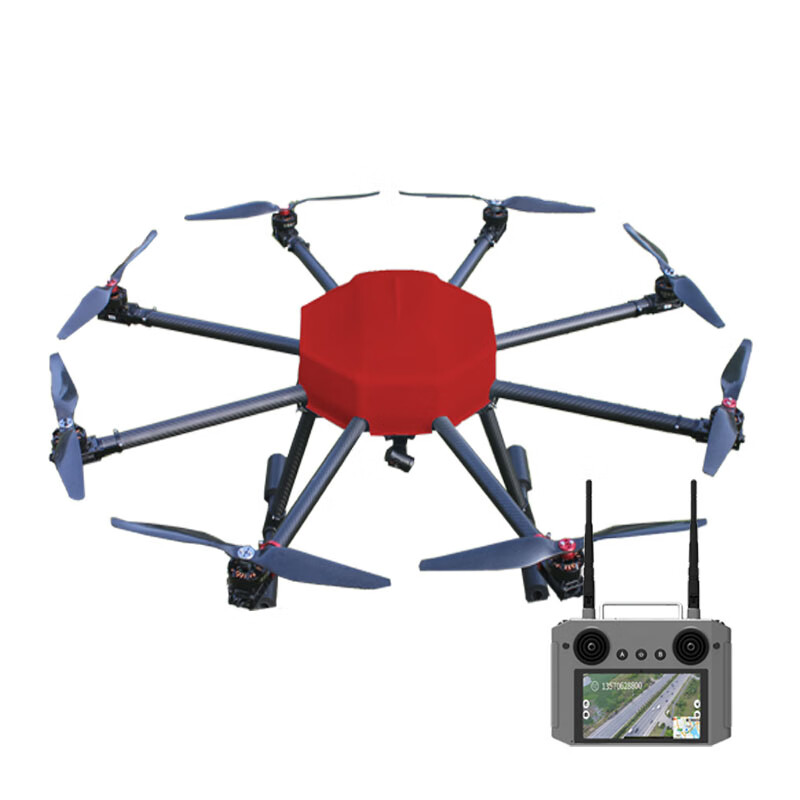 斯文婉智能八轴电力架放线无人机载重8轴飞机施工专用新款遥控高清