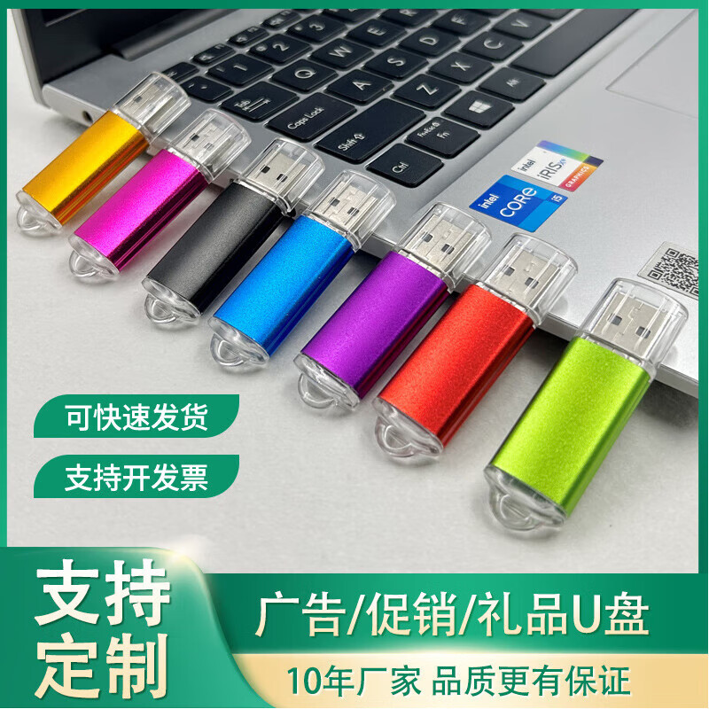 BIIKSEMBliksem u盘金属U盘投标商务展会礼品创意个性定制logo小容量投标 紫色 256MB