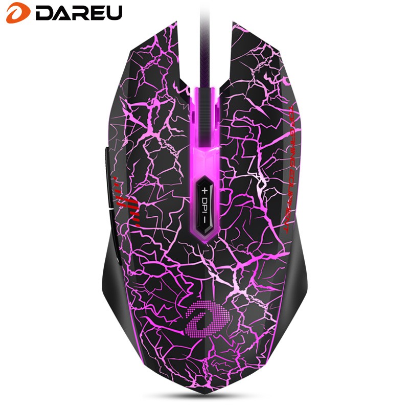 达尔优(dareu)牧马人em915 有线rgb鼠标 笔记本电脑鼠标 4000dp