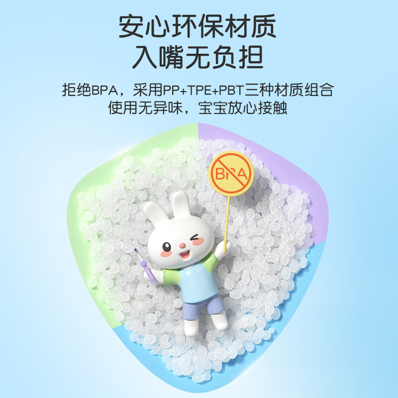 英氏儿童牙刷婴幼儿儿童牙刷2-3-6岁宝宝软毛牙刷幼儿训练牙刷 儿童护齿牙刷【6支装】